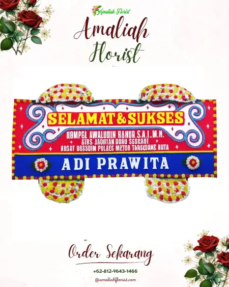 Papan Bunga Ucapan Selamat Siulak Mukai