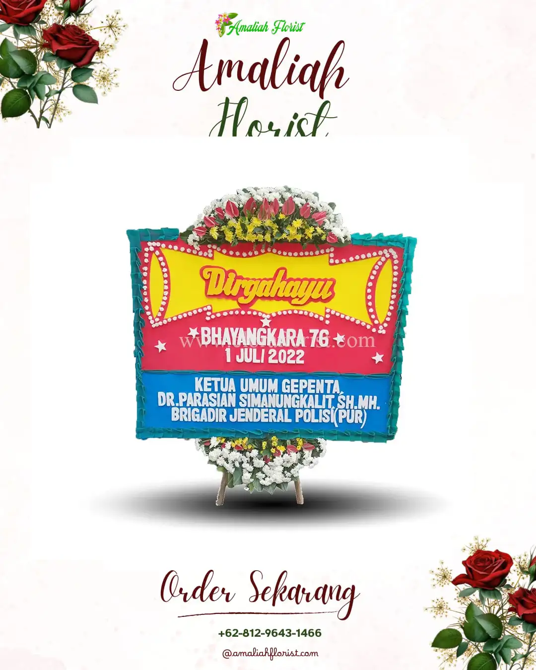 Papan Bunga HUT Ulang Tahun Siulak Mukai